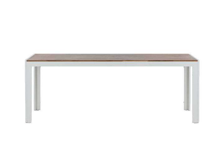 Venture Home Bois Dining table 200*100cm - White Alu / Acacia