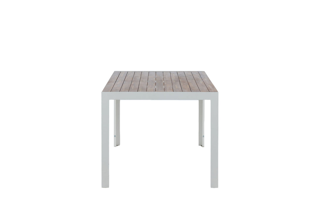 Venture Home Bois Dining table 200*100cm - White Alu / Acacia