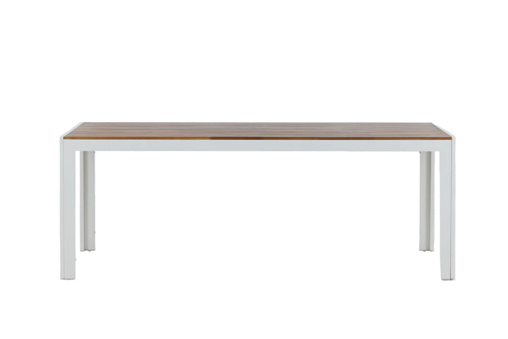 Venture Home Bois Dining table 200*100cm - White Alu / Acacia