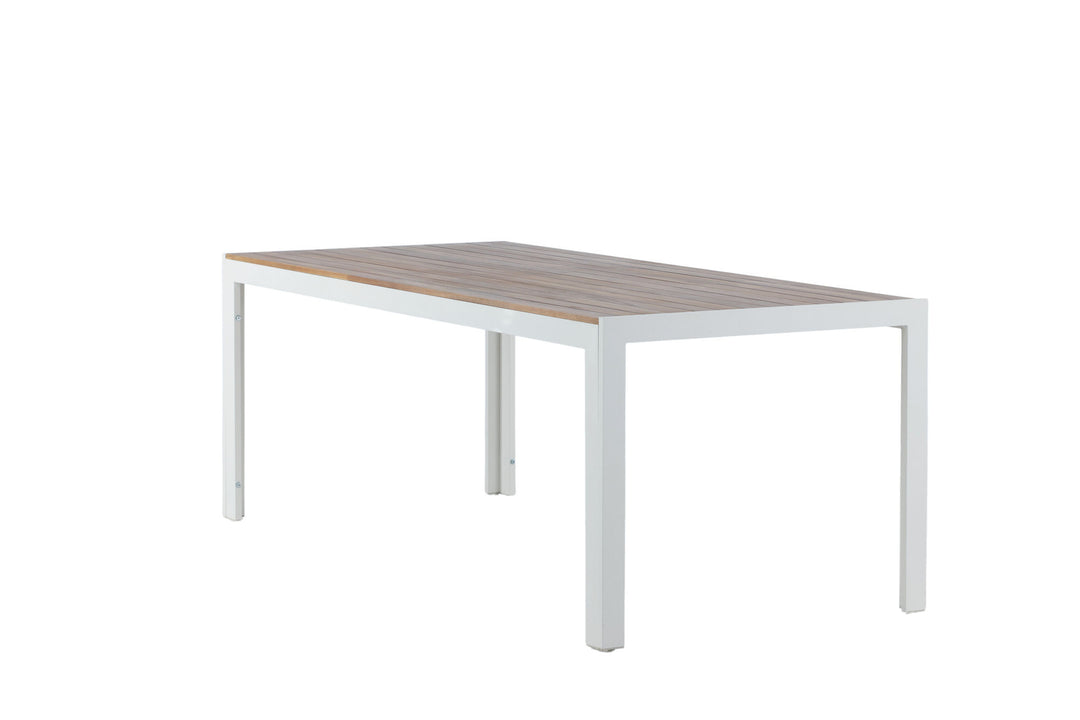 Venture Home Bois Dining table 200*100cm - White Alu / Acacia