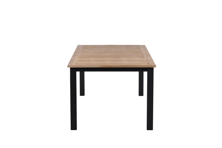 Venture Home Panama - Table - 224/324*100 - svart Alu/Teak