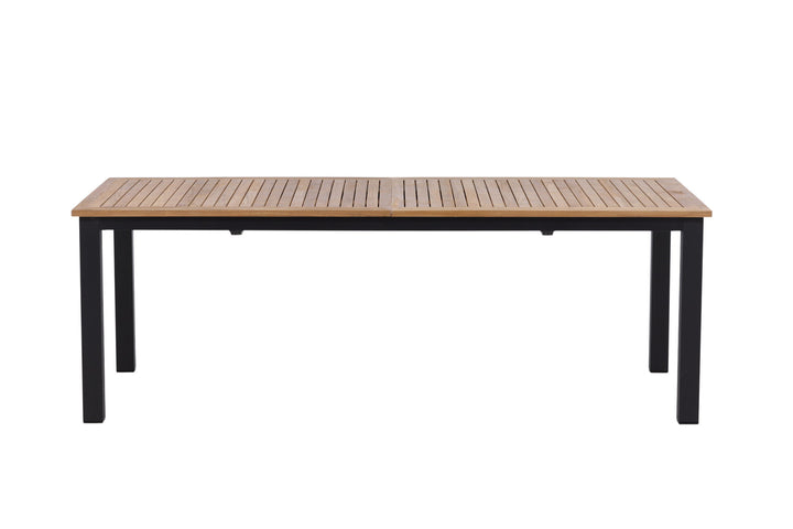 Venture Home Panama - Table - 224/324*100 - svart Alu/Teak