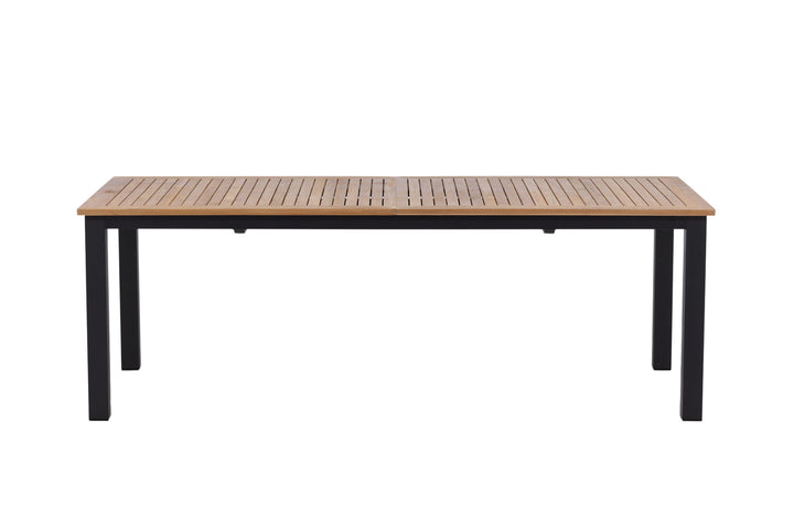 Venture Home Panama - Table - 224/324*100 - svart Alu/Teak