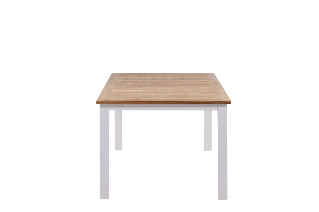 Venture Home Panama Table 224/324 - White/Teak