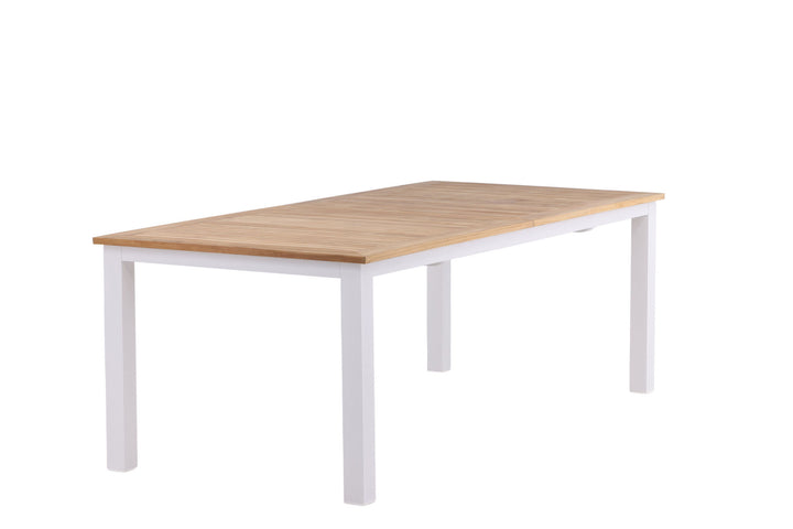 Venture Home Panama Table 224/324 - White/Teak