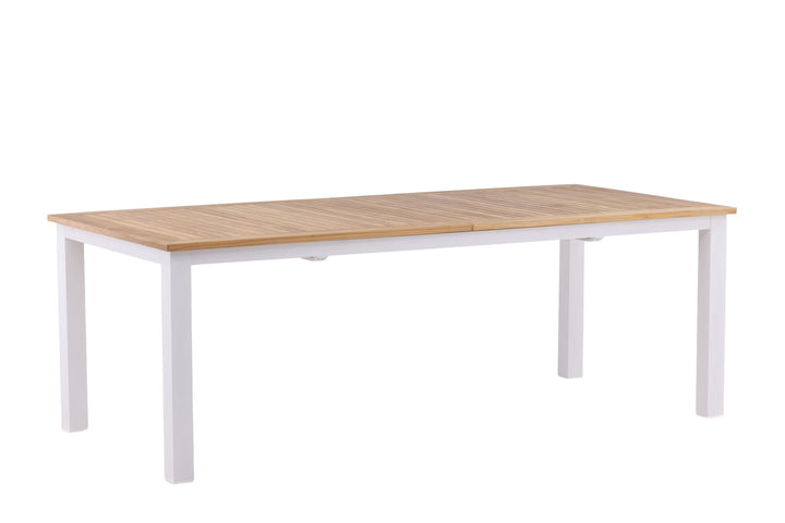Venture Home Panama Table 224/324 - White/Teak