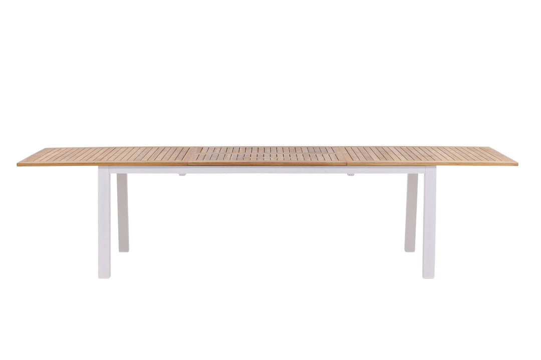 Venture Home Panama Table 224/324 - White/Teak