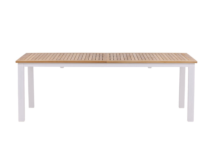 Venture Home Panama Table 224/324 - White/Teak