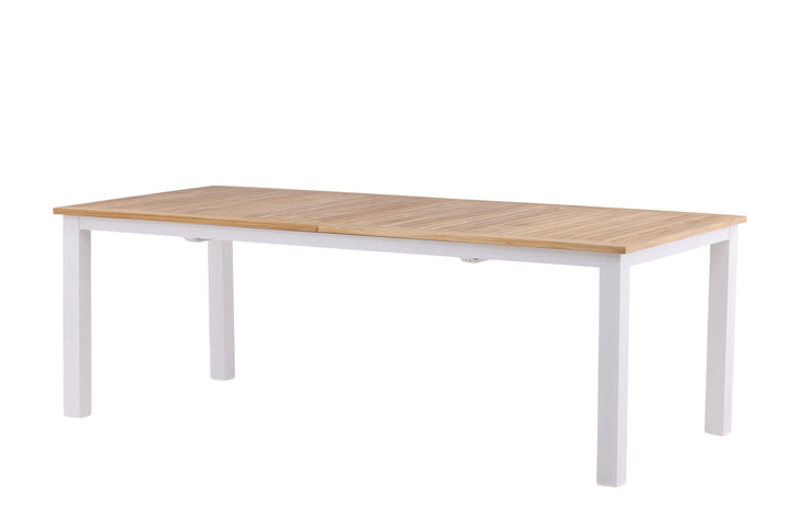 Venture Home Panama Table 224/324 - White/Teak