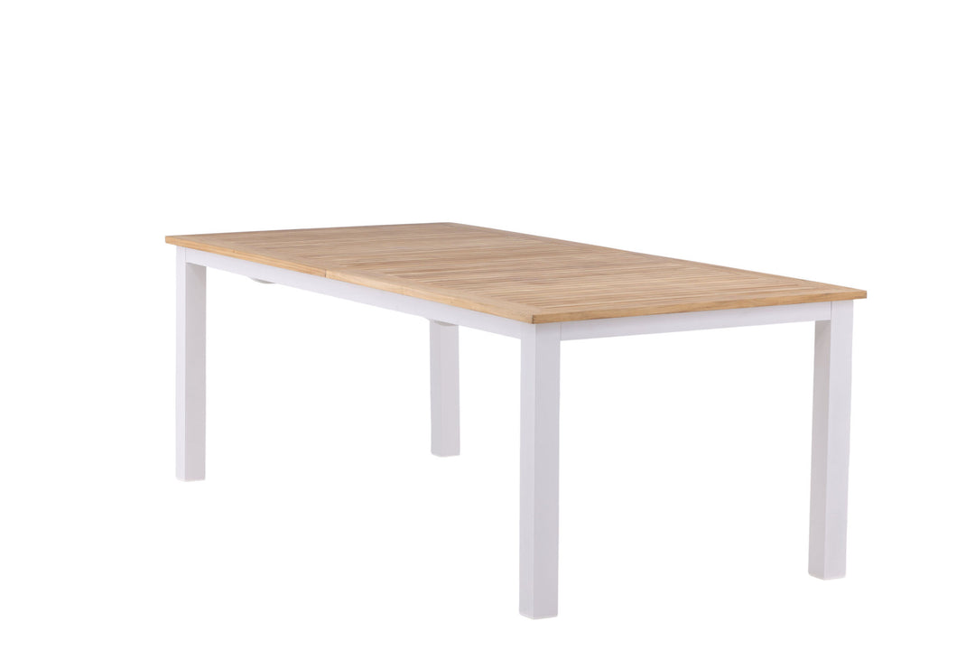 Venture Home Panama Table 224/324 - White/Teak