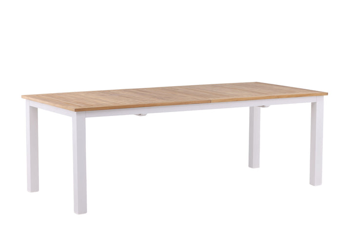 Venture Home Panama Table 224/324 - White/Teak