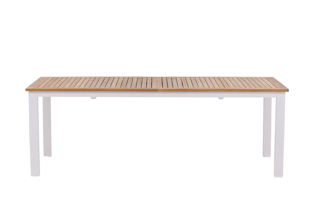 Venture Home Panama Table 224/324 - White/Teak