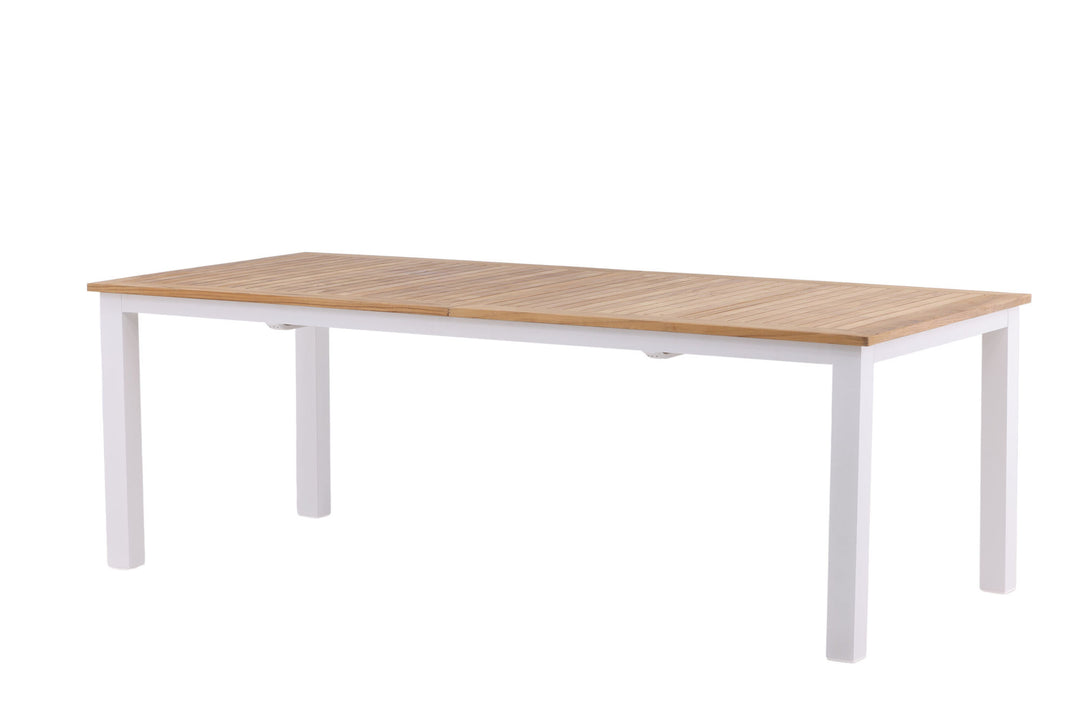 Venture Home Panama Table 224/324 - White/Teak