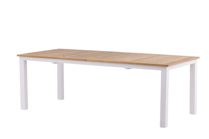 Venture Home Panama Table 224/324 - White/Teak