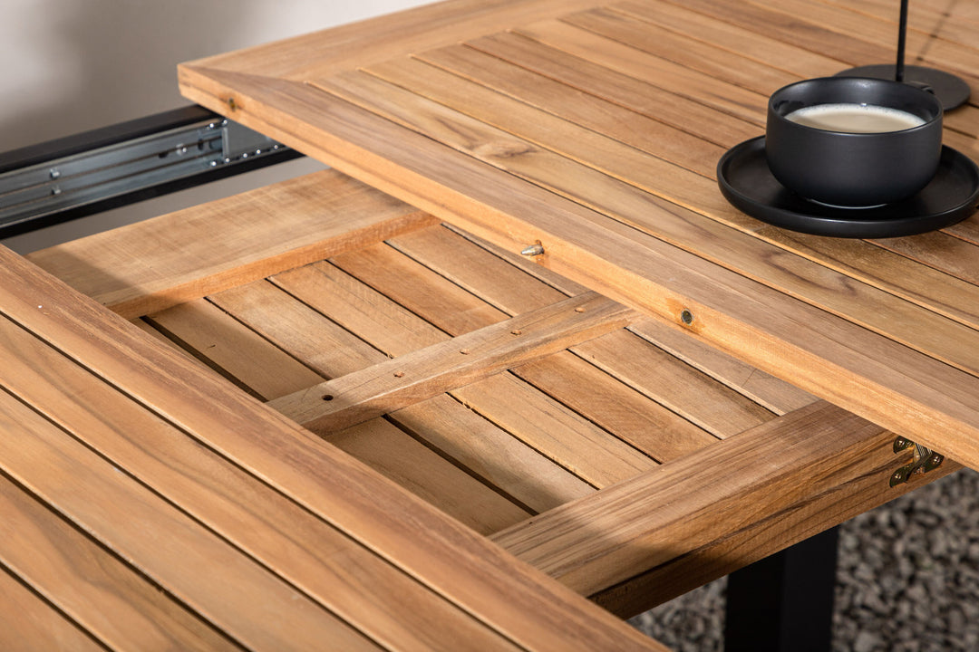Venture Home Panama Table 152/210 - Black/Teak