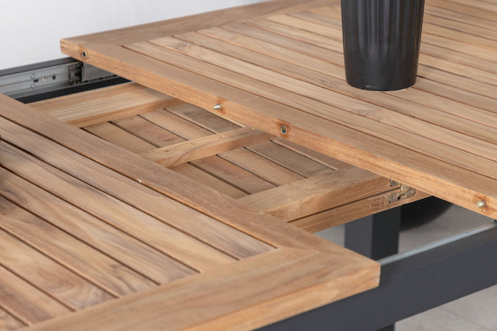 Venture Home Panama Table 152/210 - Black/Teak
