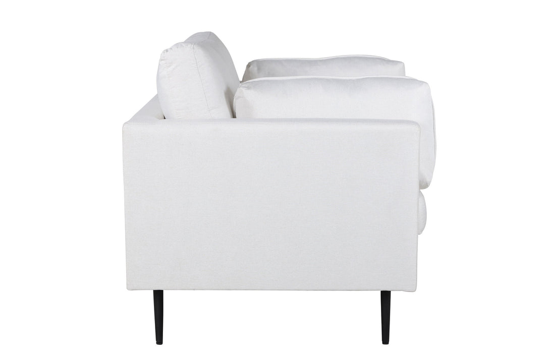 Venture Home Boom Single Sofa - Black / White Fabric