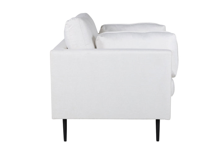 Venture Home Boom Single Sofa - Black / White Fabric