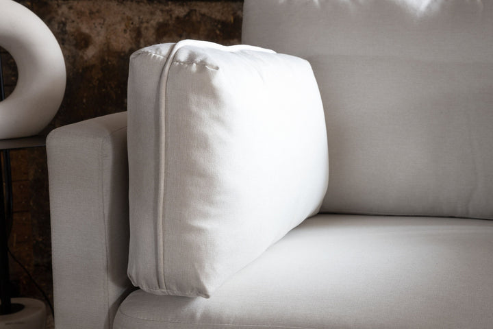 Venture Home Boom Single Sofa - Black / White Fabric
