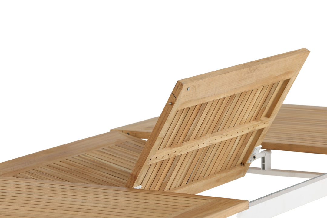 Venture Home Panama Table 160/240 - White/Teak ersätter 6023-550L