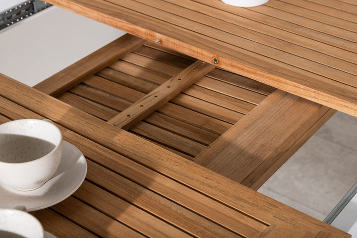 Venture Home Panama Table 160/240 - White/Teak ersätter 6023-550L