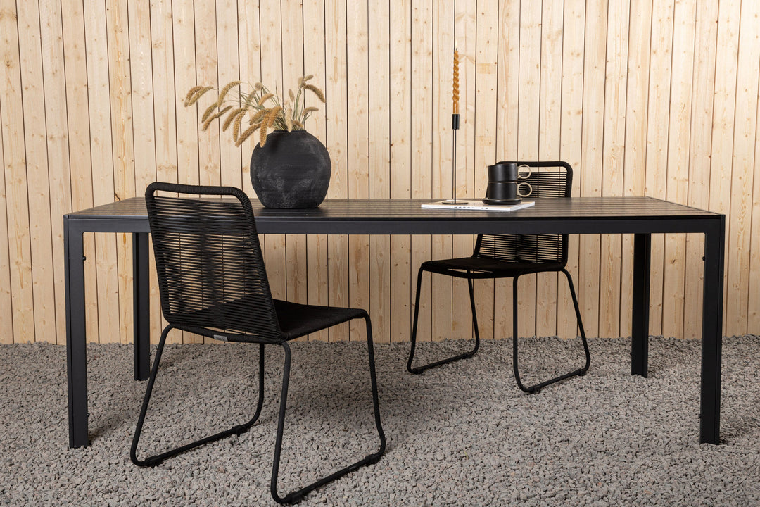 Venture Home Break Table 205*90 - Black/Black