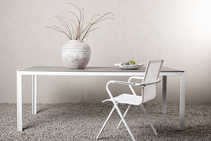 Venture Home Break Table 205*90 - White/Grey