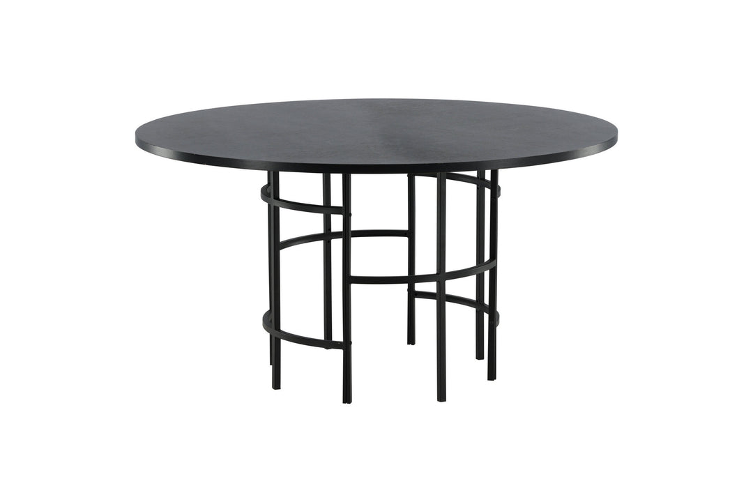 Furniture Fashion Copenhagen - Dining Table round - Black / Black