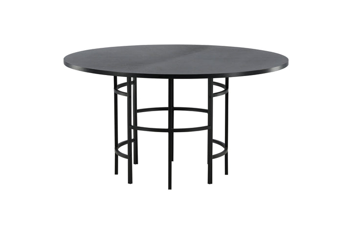 Furniture Fashion Copenhagen - Dining Table round - Black / Black