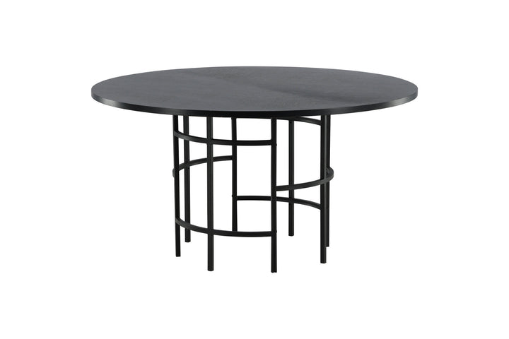Furniture Fashion Copenhagen - Dining Table round - Black / Black