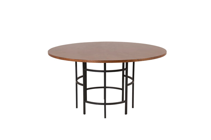 Furniture Fashion Copenhagen - Dining Table round - Brown / Black