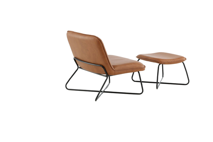 Venture Home X-Lounge Chair - Brown PU