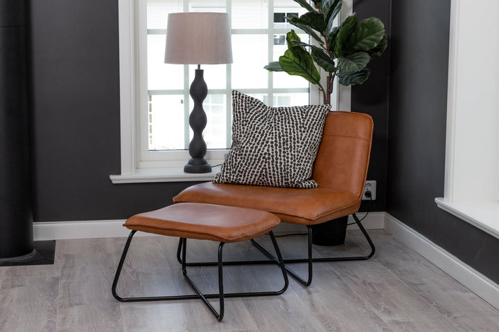 Venture Home X-Lounge Chair - Brown PU
