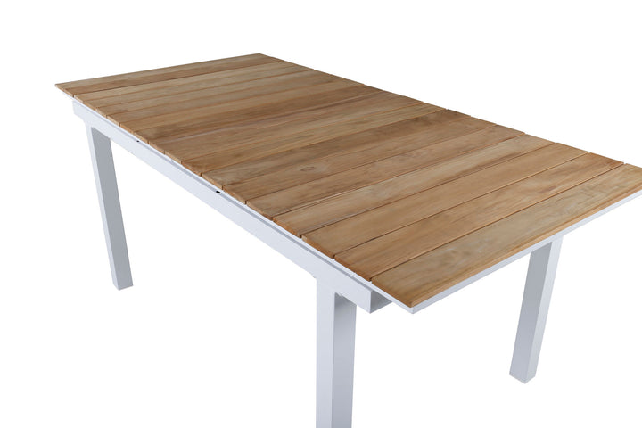 Venture Home Mexico Table 180/240 - White/Teak