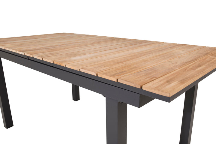 Venture Home Mexico Table 180/240 - Black/Teak