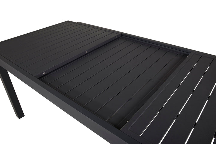 Venture Home Marbella Table 160/240 - Black/Black