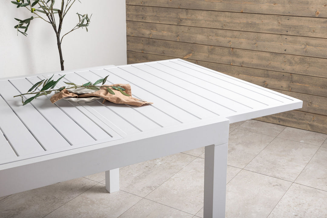 Venture Home Marbella Table 160/240 - White/White