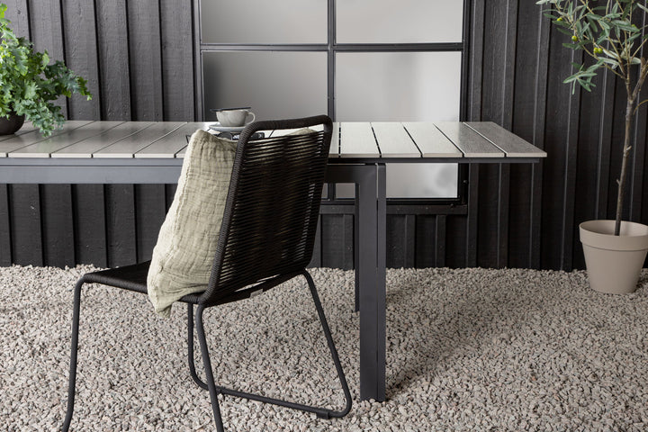 Venture Home Levels Table 160/240 - Black/Grey