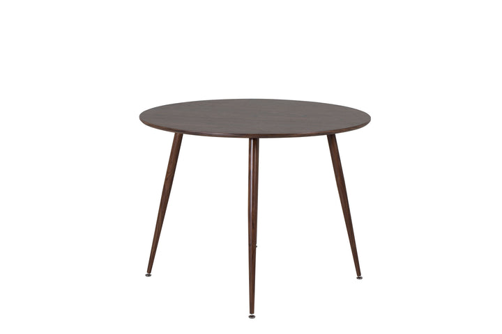 Venture Home Plaza Round table 100 cm - Walnut top - Walnut legs