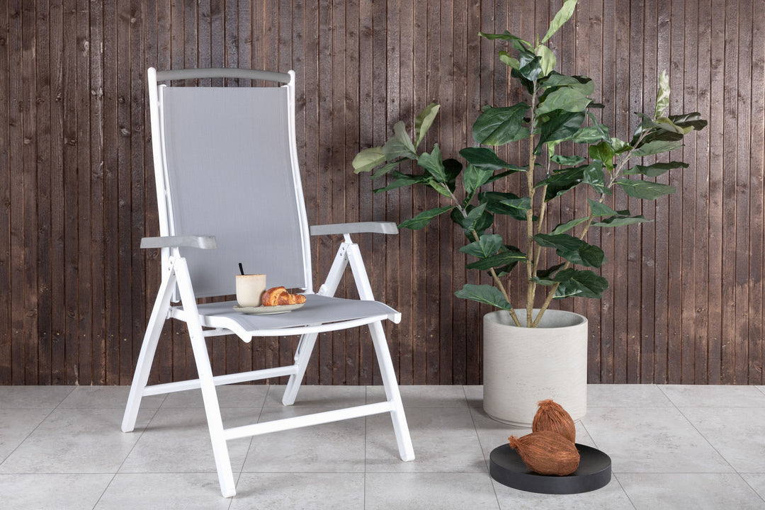 Venture Home Albany 5:pos Chair 2-pack - White/Grey