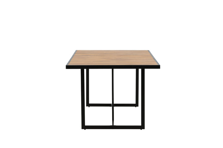 Venture Home Khung Dining Table - Black Steel / Acacia (teklook) - 200*100cm