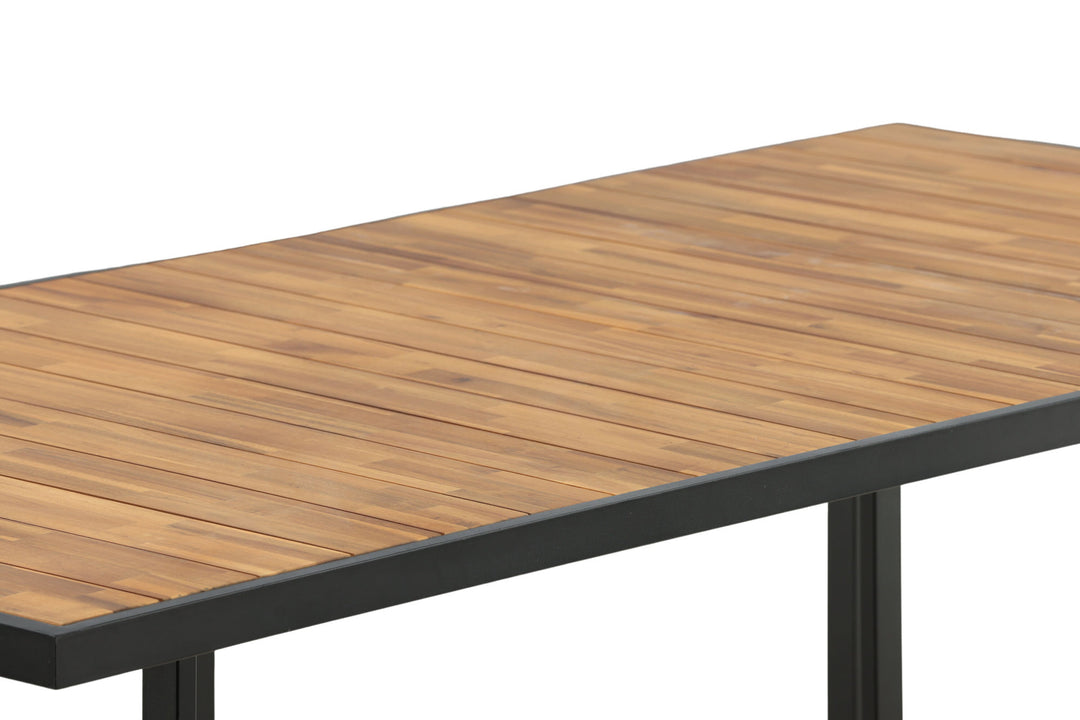 Venture Home Khung Dining Table - Black Steel / Acacia (teklook) - 200*100cm