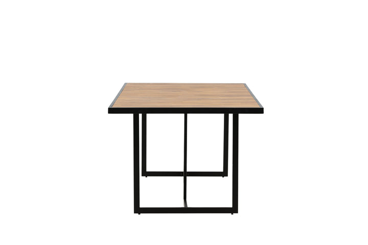 Venture Home Khung Dining Table - Black Steel / Acacia (teklook) - 200*100cm