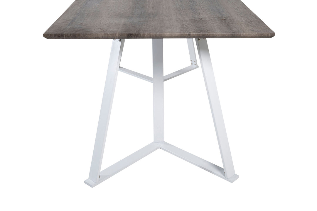 Venture Home Marina Dining Table - Grey "oak" / White Legs