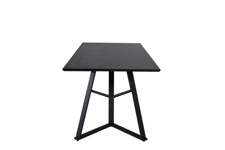 Venture Home Marina Dining Table - Black top / Black Legs