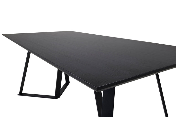 Venture Home Marina Dining Table - Black top / Black Legs