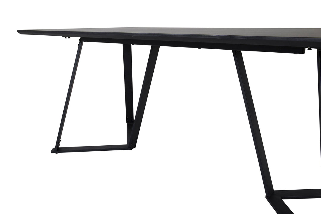 Venture Home Marina Dining Table - Black top / Black Legs