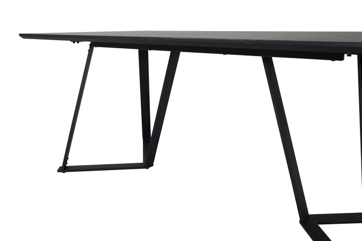 Venture Home Marina Dining Table - Black top / Black Legs