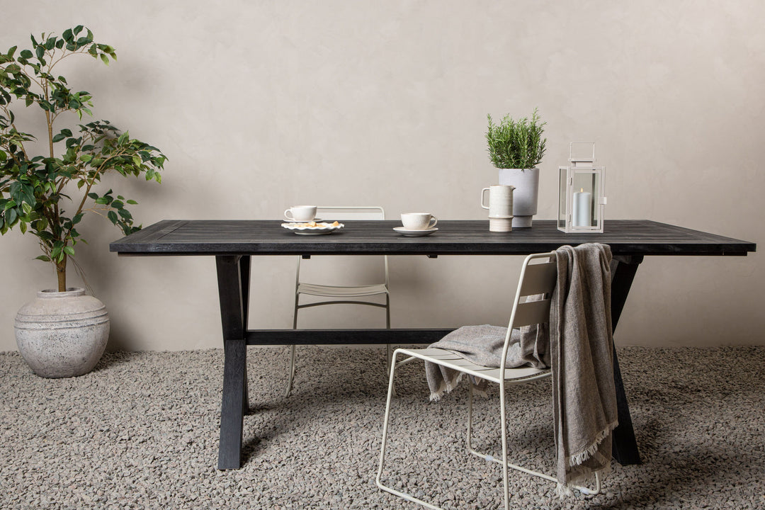 Venture Home Rives Dining Table 200*100cm - Black Acacia