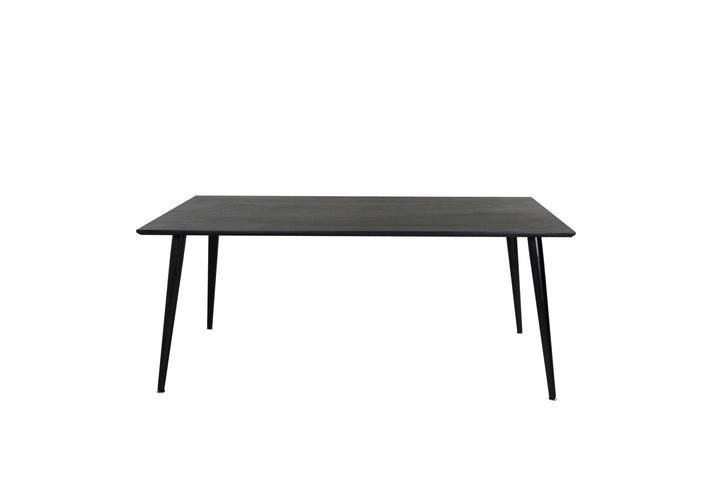 Venture Home Dipp Dining Table - 180*90cm - Black Veneer / all black legs